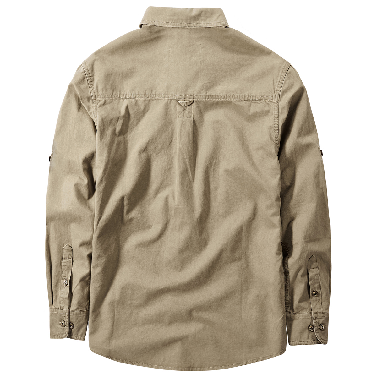 New Men's Spring Multi-pocket  - огляд і ціна Tactical Military Shirt Cargo