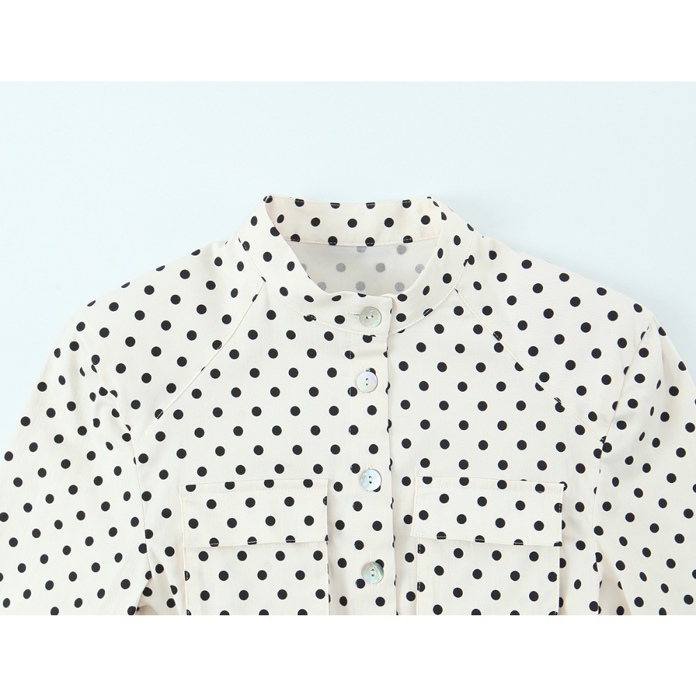 Elegant Chic Fitted Polka Dot  - огляд і ціна Jackets