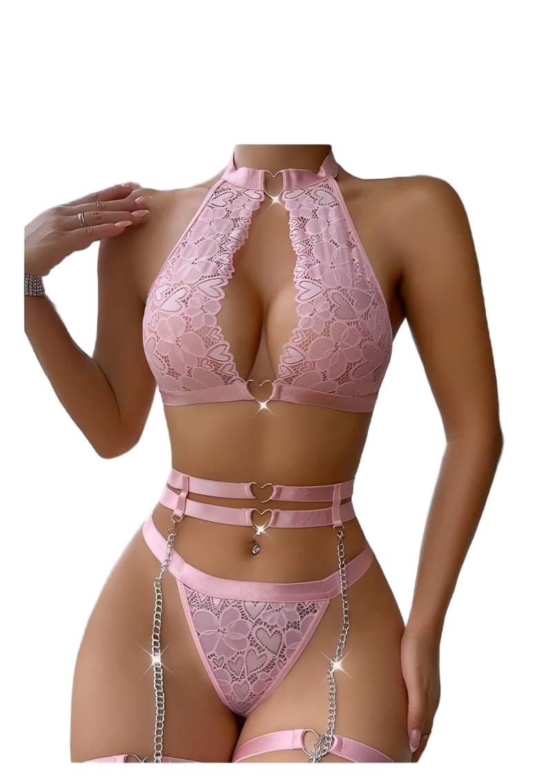 Sexy Lingerie Set Push Up Lace - огляд і ціна Underwear