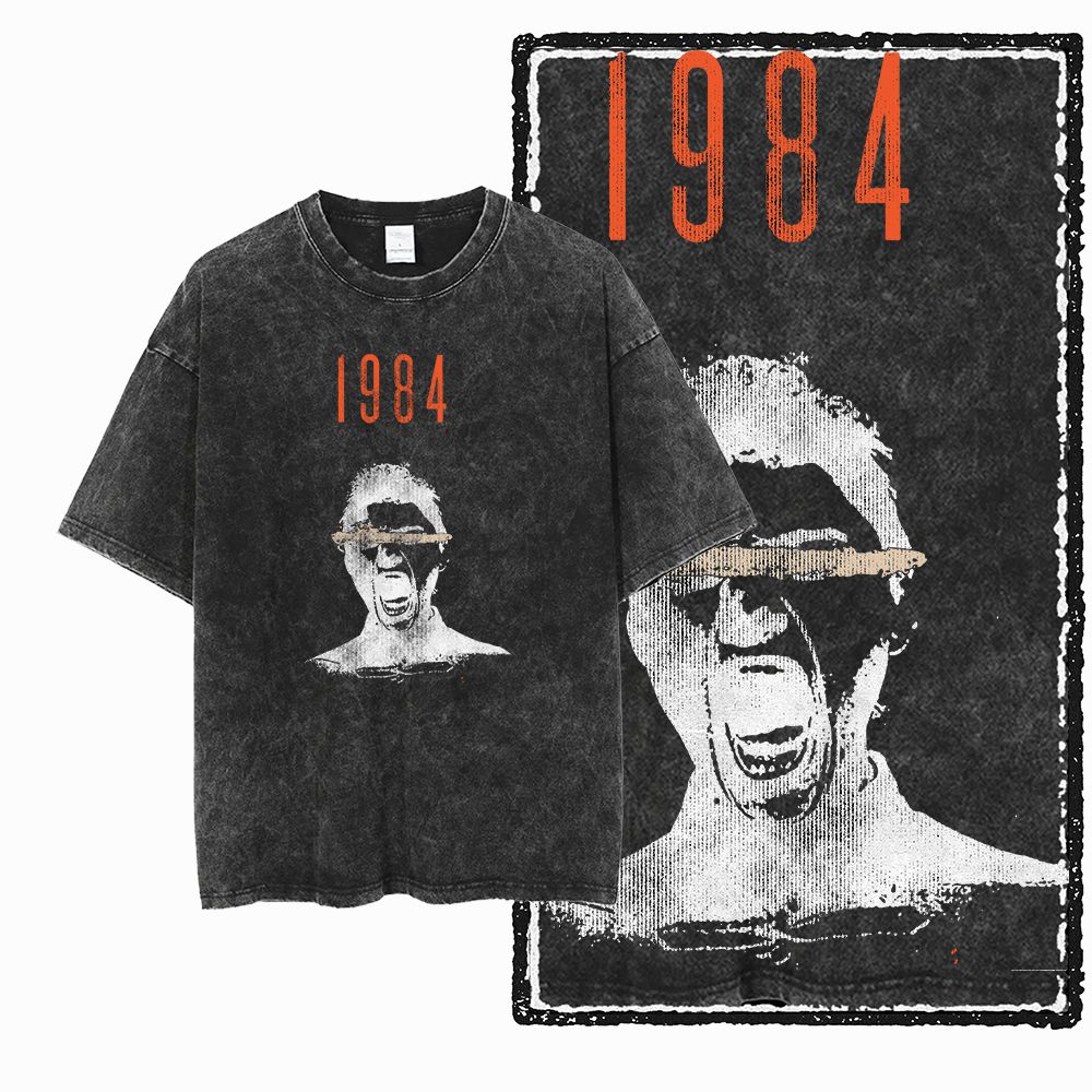 G02 Exclusive 100% Cotton Big  - огляд і ціна Acid Wash Vintage Graphic T Shirt