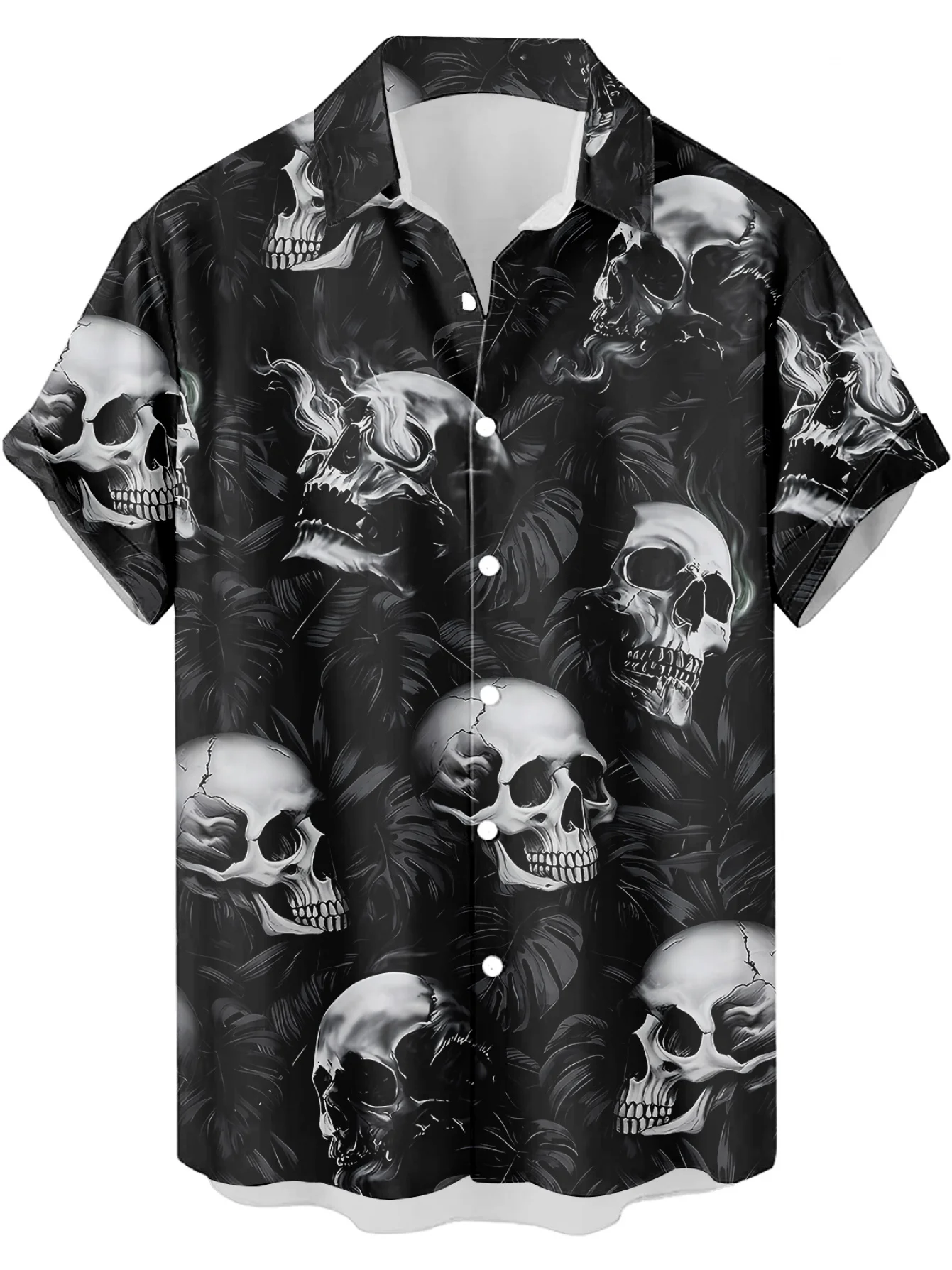 Vintage Horror Skull Crossbone - огляд і ціна Vintage Hawaiian Floral Shirt