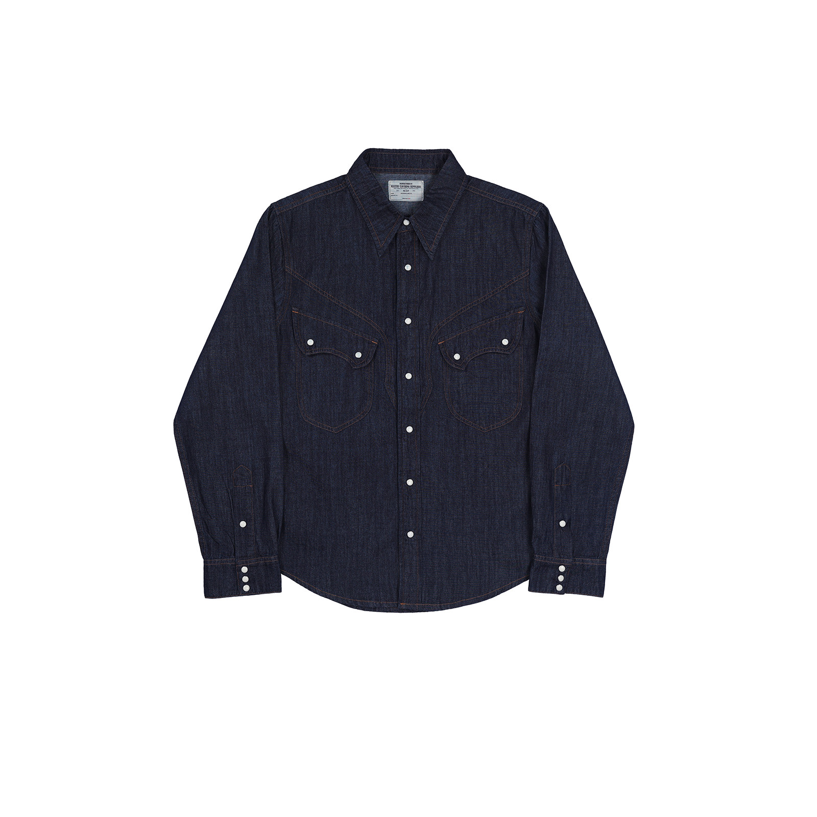 Cowboy Western Snap Shirt Simp - огляд і ціна Mens Western Denim Pearl Snap Shirt