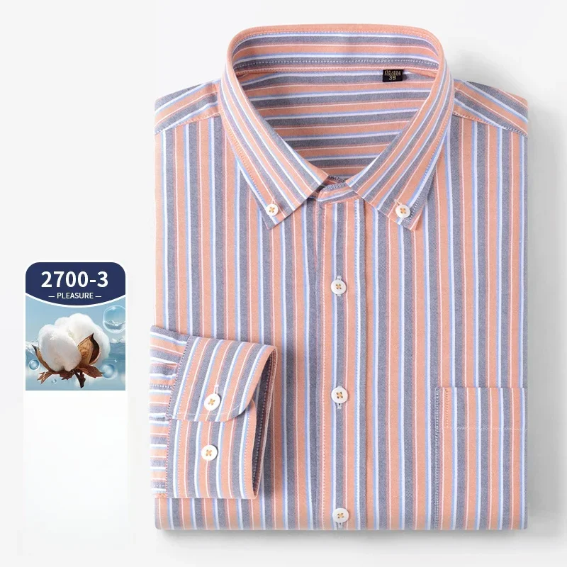 High Quality Long sleeve Shirt - огляд і ціна Oxford Cotton Casual Shirt Business
