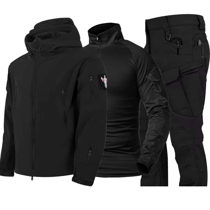 3PCS Mens Camo Tactical Sets H - огляд і ціна Tactical Military Shirt Cargo