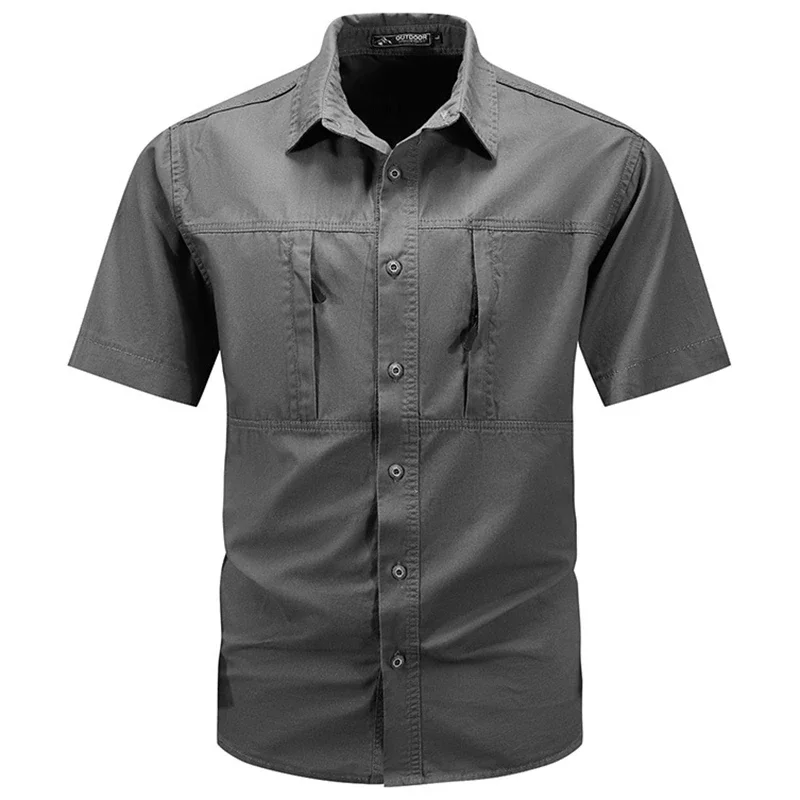 Men's Tactical Short-sleeved S - огляд і ціна Tactical Military Shirt Cargo