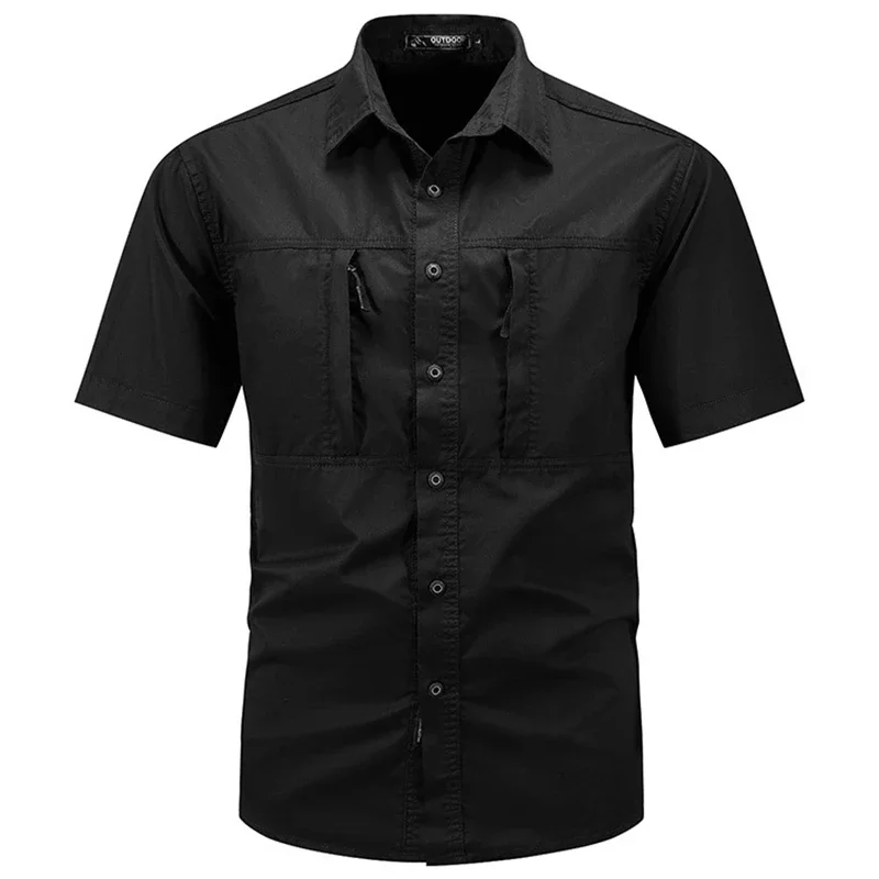 Men's Tactical Short-sleeved S - огляд і ціна Tactical Military Shirt Cargo