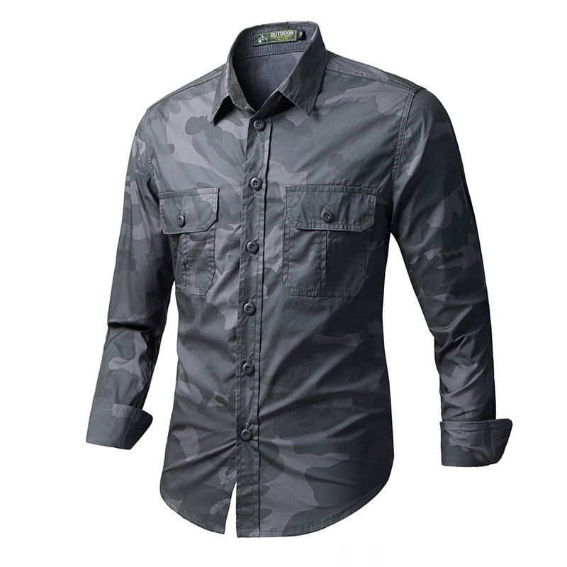 Spring Autumn Men's Tactical C - огляд і ціна Tactical Military Shirt Cargo