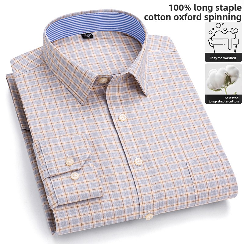 Pure Cotton High Quality Busin - огляд і ціна Oxford Cotton Casual Shirt Business