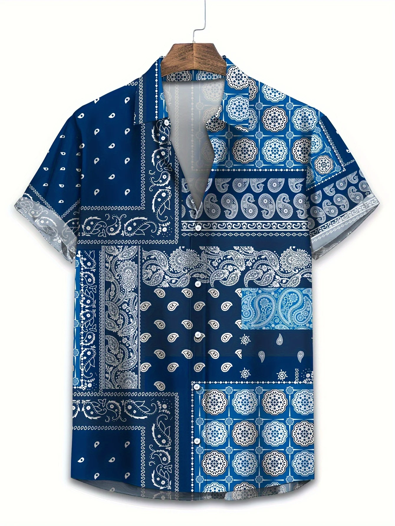 Breathable Thin Fabric Multi S - огляд і ціна Vintage Hawaiian Floral Shirt