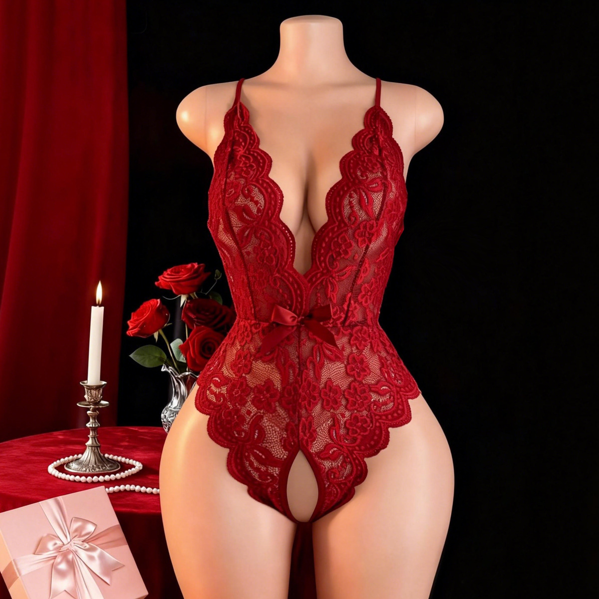 Hot Crotchless Sexy Lingerie F - огляд і ціна Underwear