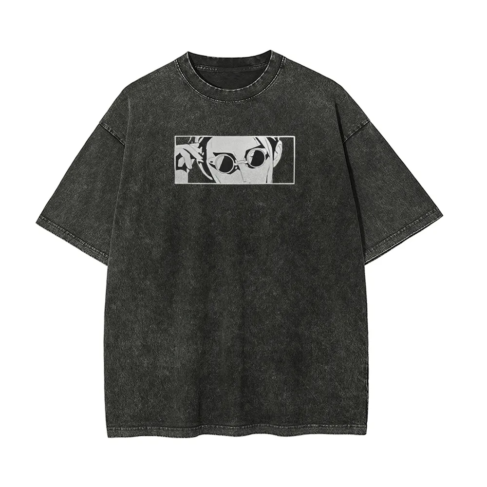 Kento Nanami T Shirt Jujutsu K - огляд і ціна Acid Wash Vintage Graphic T Shirt