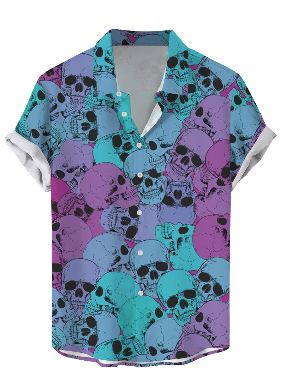 Vintage Skull Floral Men's Shi - огляд і ціна Vintage Hawaiian Floral Shirt