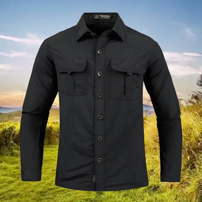 5XL Men Lightweight Quick-Dryi - огляд і ціна Tactical Military Shirt Cargo