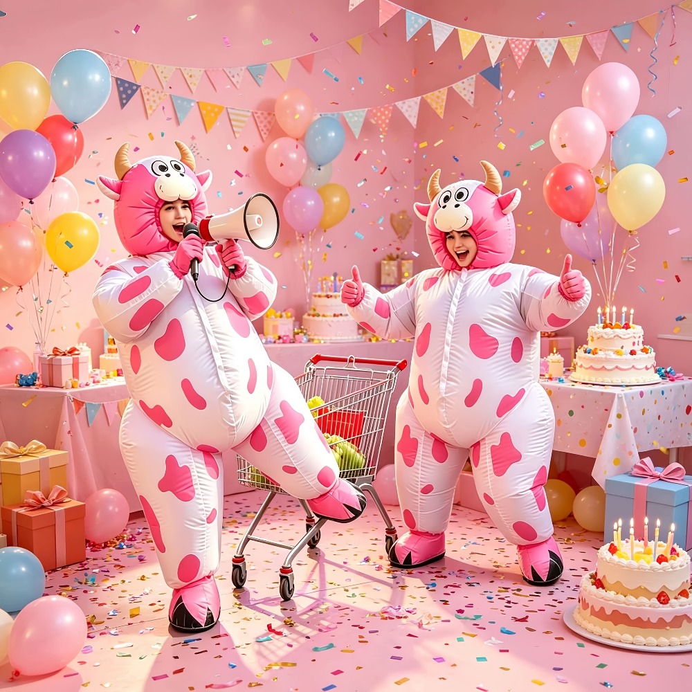 Funny Inflatable Pink Cow Cost - огляд і ціна Suits