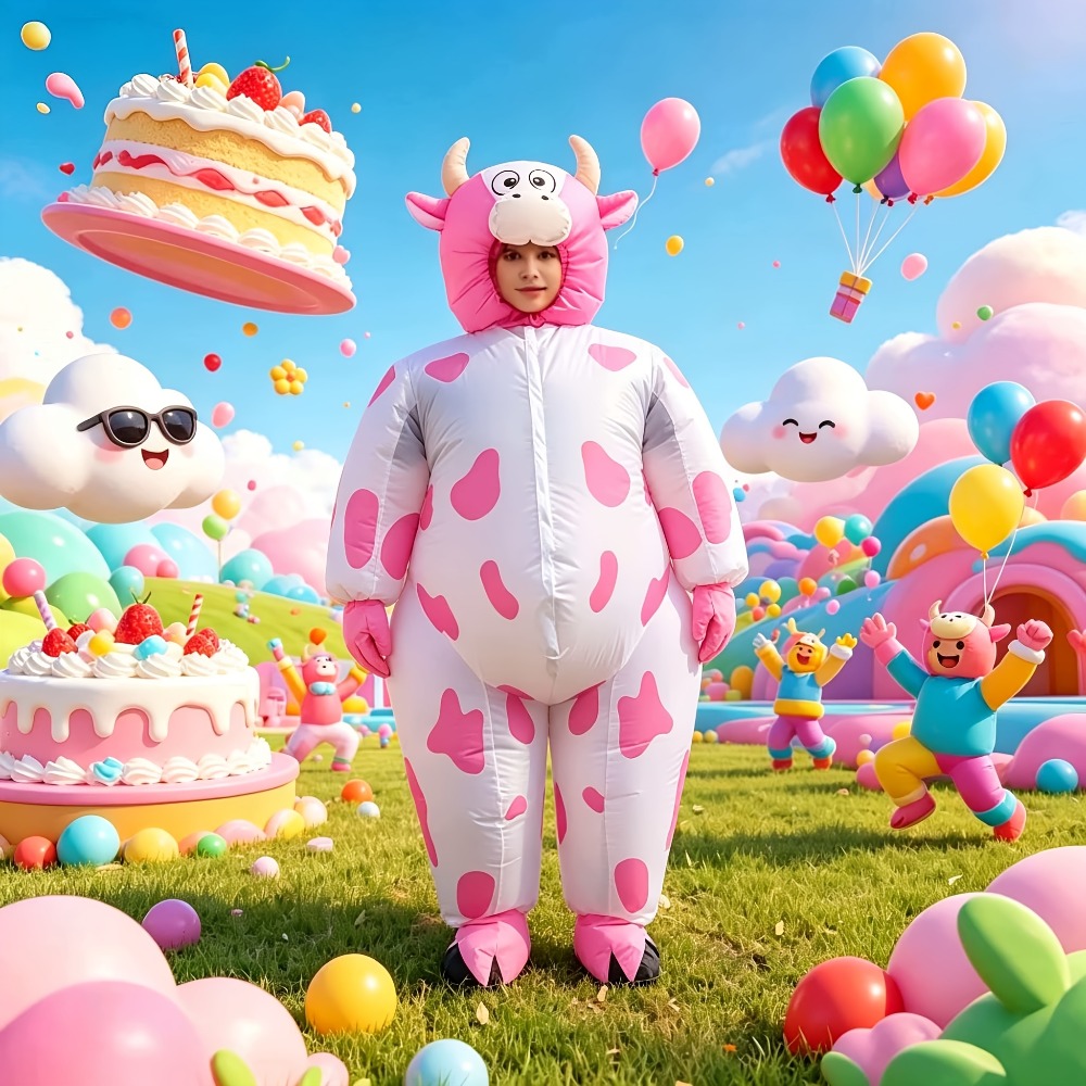 Funny Inflatable Pink Cow Cost - огляд і ціна Suits