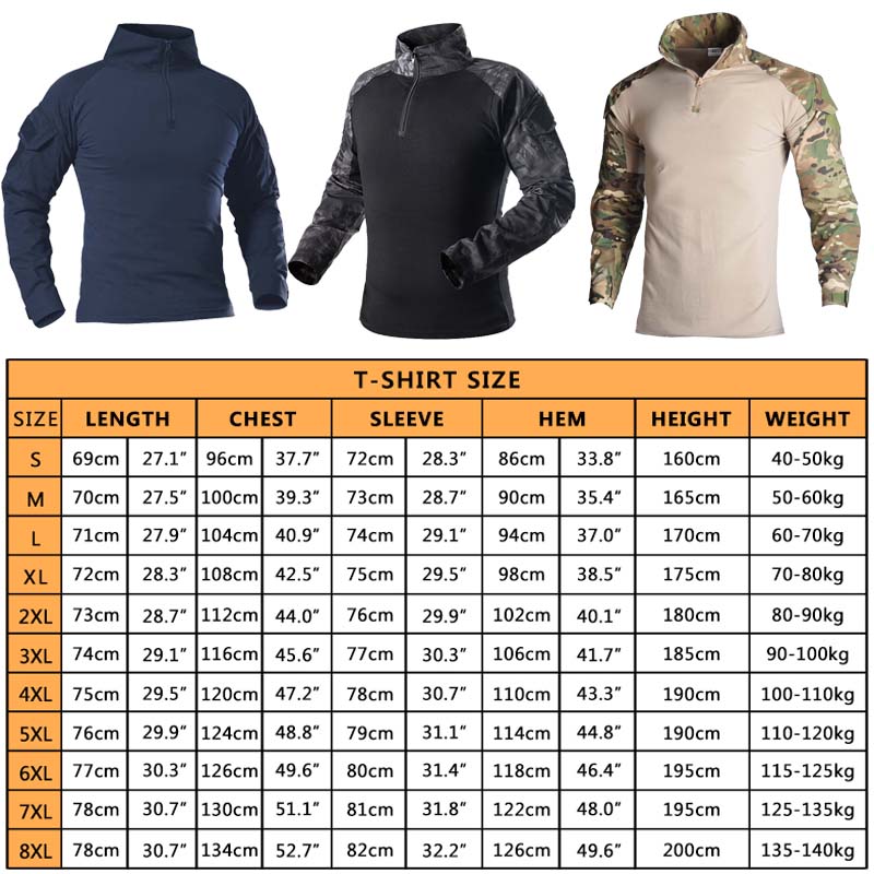 Combat Shirts Camo Cargo Sport - огляд і ціна Tactical Military Shirt Cargo