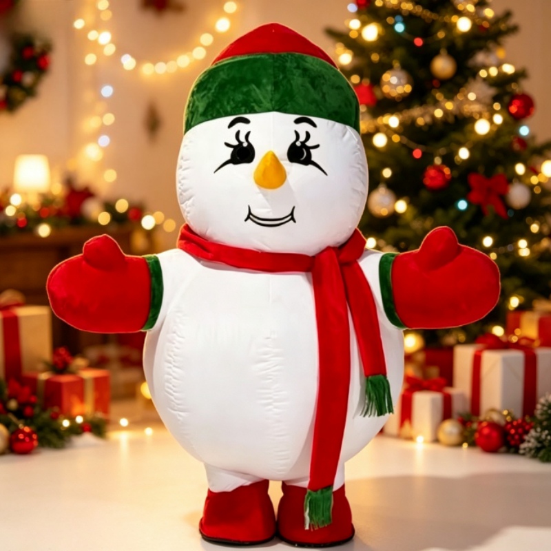Inflatable Snowman Mascot Cost - огляд і ціна Suits