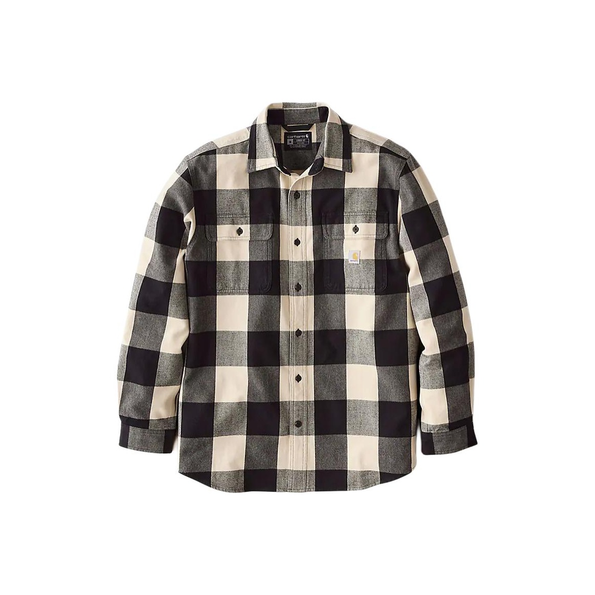 Carhartt FW25 107013 Loose Fit - огляд і ціна Flannel Plaid Shirt Heavy Weight