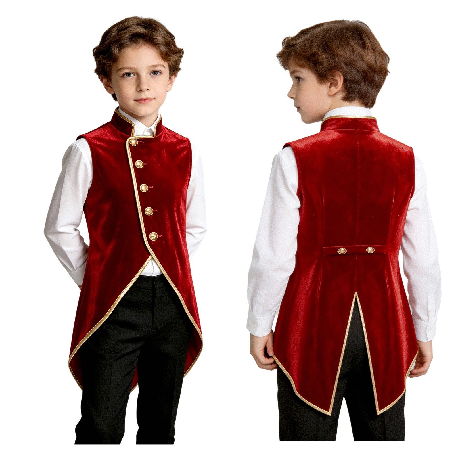 Boys Retro Medieval Velvet Tai - огляд і ціна Jackets