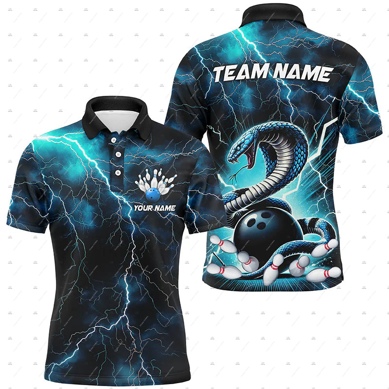 Custom Name Bowling Skull Flam - огляд і ціна Short Sleeve Bowling Shirt Retro