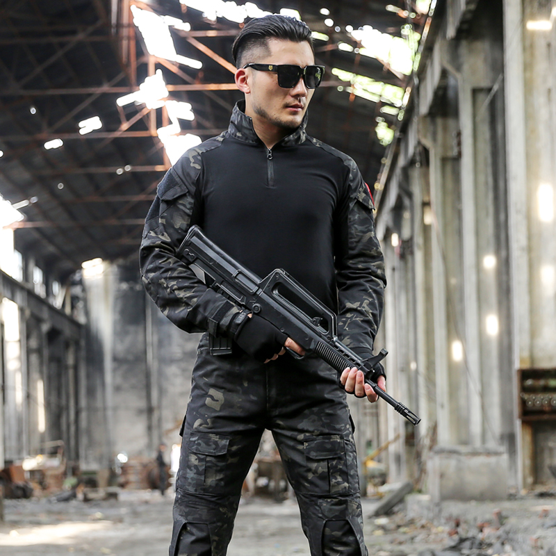Outdoor Tactical Suits Camoufl - огляд і ціна Tactical Military Shirt Cargo