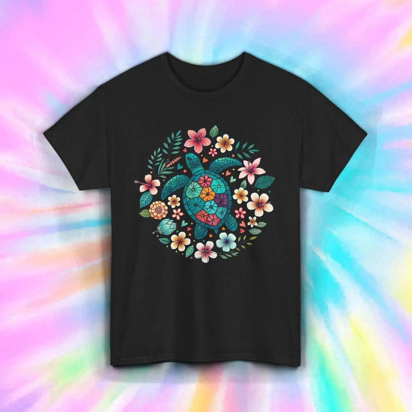 Floral Turtle T Shirt Mandala  - огляд і ціна Vintage Hawaiian Floral Shirt
