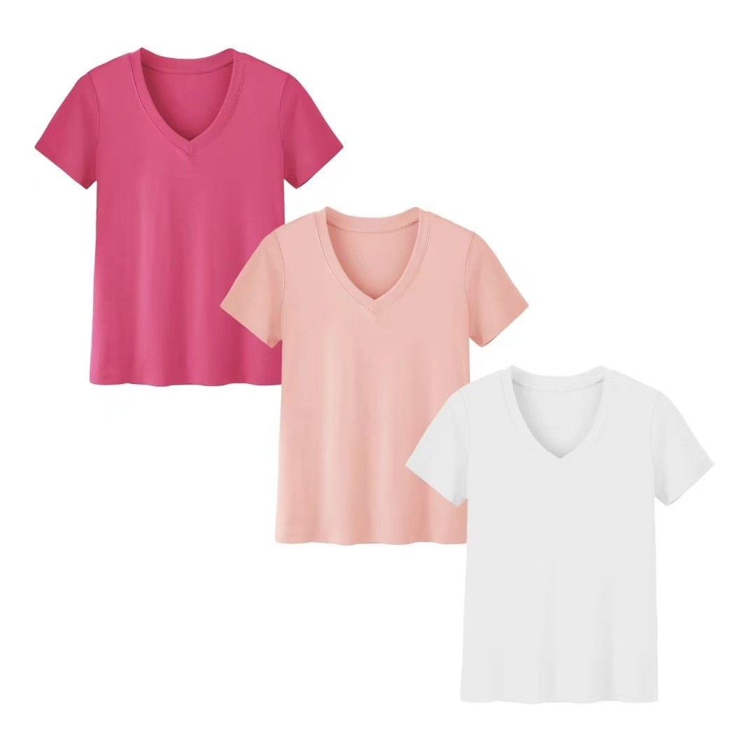 Women's Casual High Neck Short - огляд і ціна T-Shirts