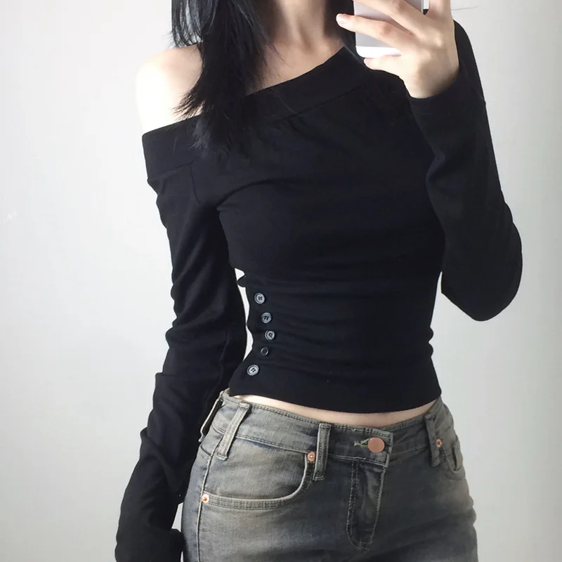 Y2K Vintage Pleated Button T-S - огляд і ціна Shirts