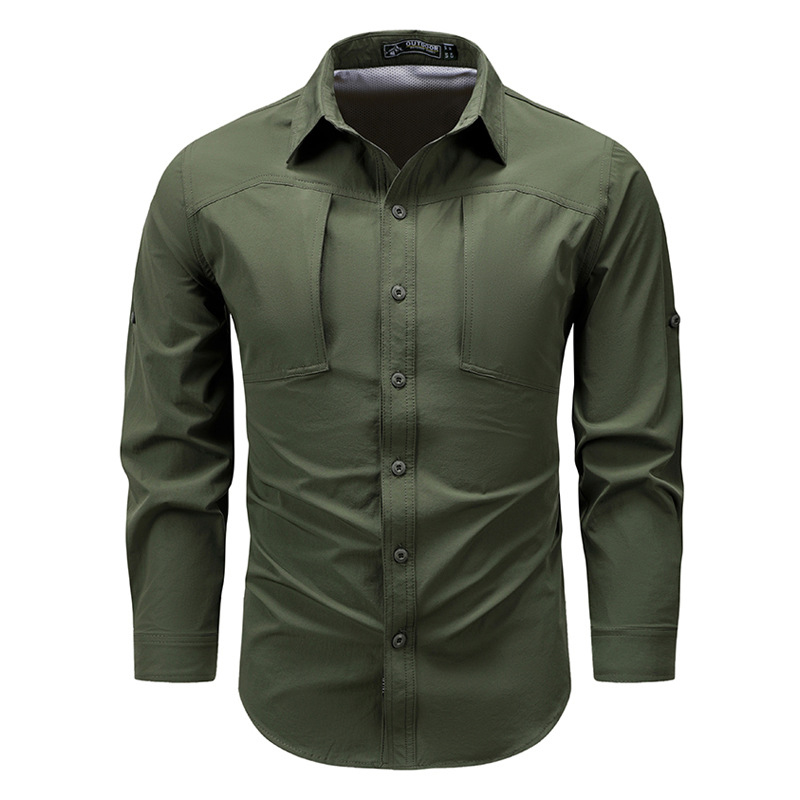 Spring Autumn Men's Long Sleev - огляд і ціна Tactical Military Shirt Cargo
